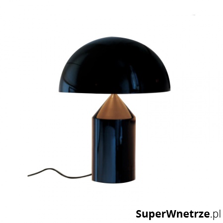 Lampa biurkowa FUNGO czarna - aluminium