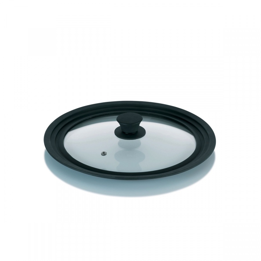 Szklano-silikonowa pokrywka 28/30/32 cm Kela przeźroczysta