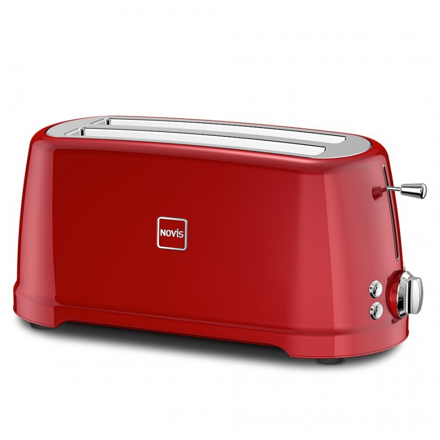 Toster czerwony Novis Iconic Line T4