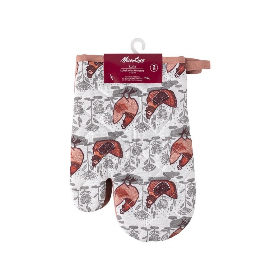 RĘKAWICE KUCHENNE 18X25CM 2SZT KURKI