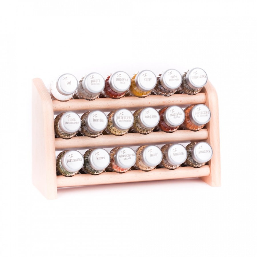 Półka z przyprawami 18NS naturalny mat. 20588