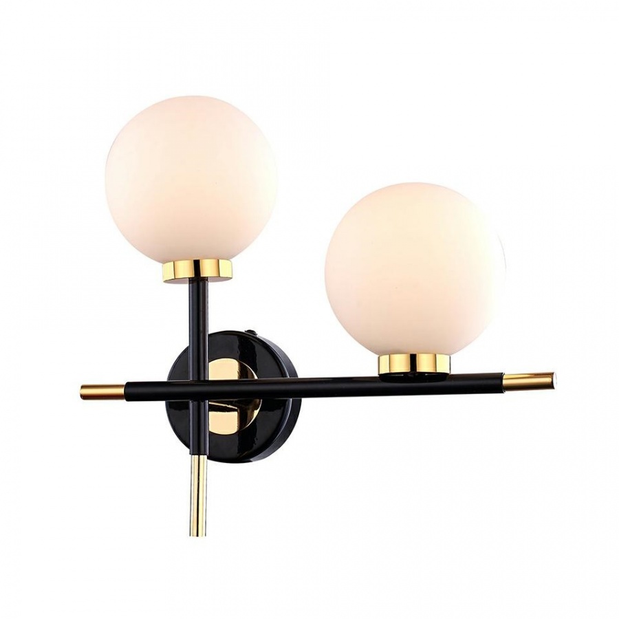 MOOSEE kinkiet COSMO WALL R - czarny, złoty