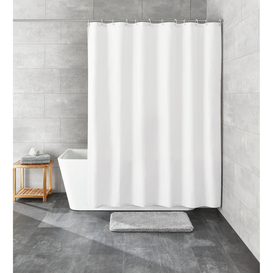 Kleine wolke phoenix winylowa zasłona prysznicowa biała 240x180 cm