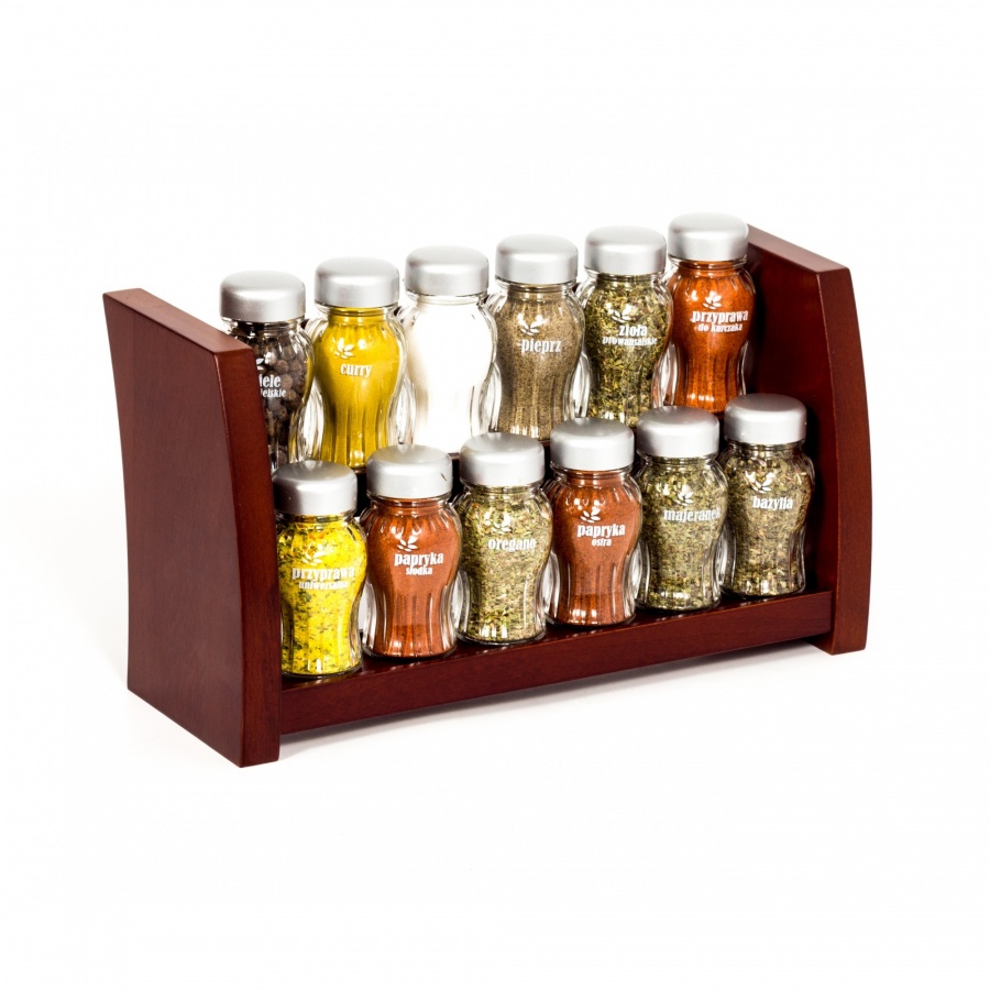 Półka z przyprawami Flipper 12II brąz mat. 26870