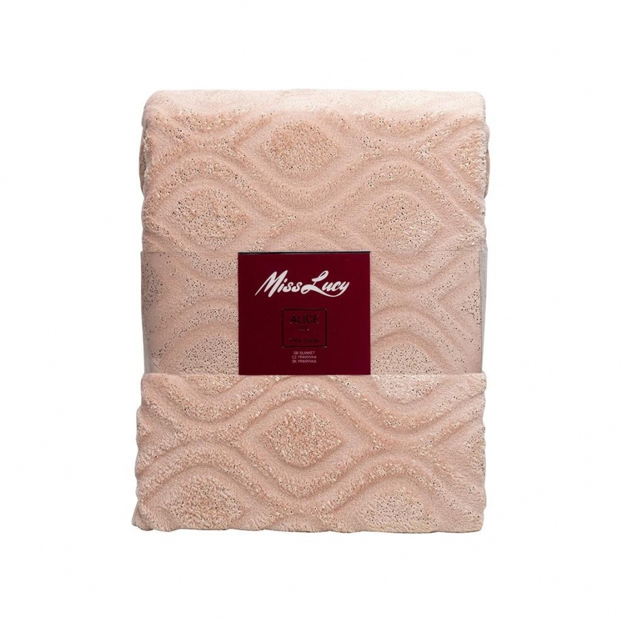 KOC ALICE 170X210 PUDROWY RÓŻ