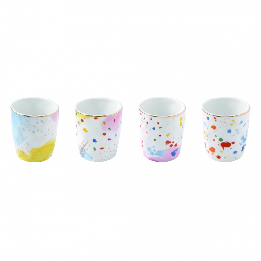 Zestaw 2 filiżanek z talerzykiem