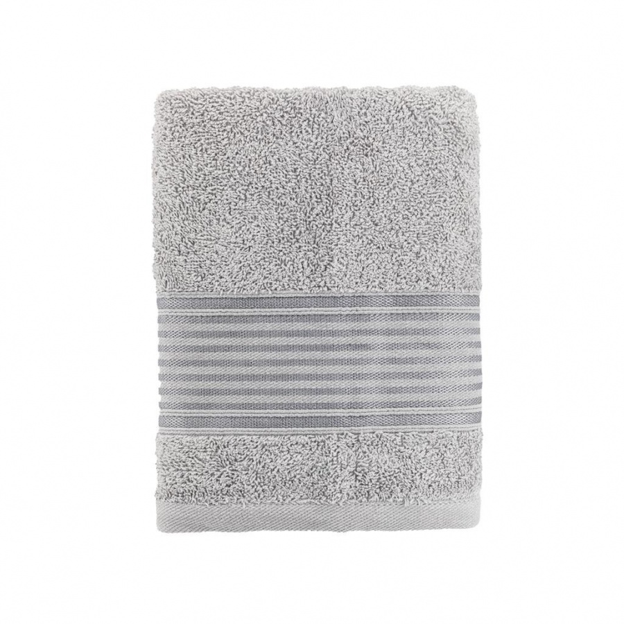 RĘCZNIK ESTERA 70X140CM JASNY SZARY