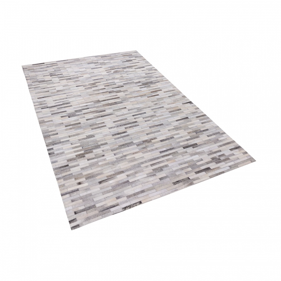 Dywan szary 140 x 200 cm krótkowłosy AHILLI