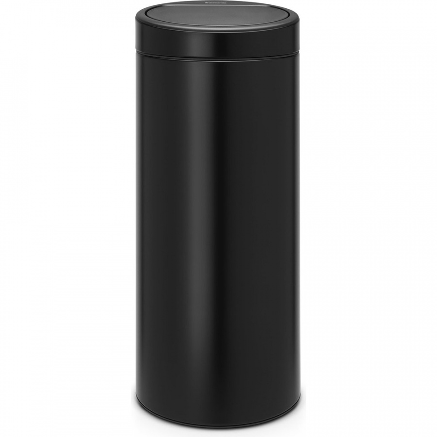 Kosz na śmieci kuchenny 30l Touch Bin New Brabantia czarny matowy