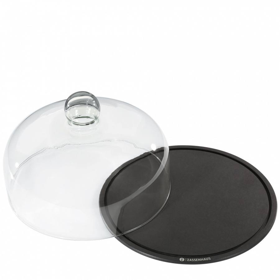 Deska do sera z pokrywą, laminat włókna drzewnego/szkło, śred. 28 x 18,5 cm