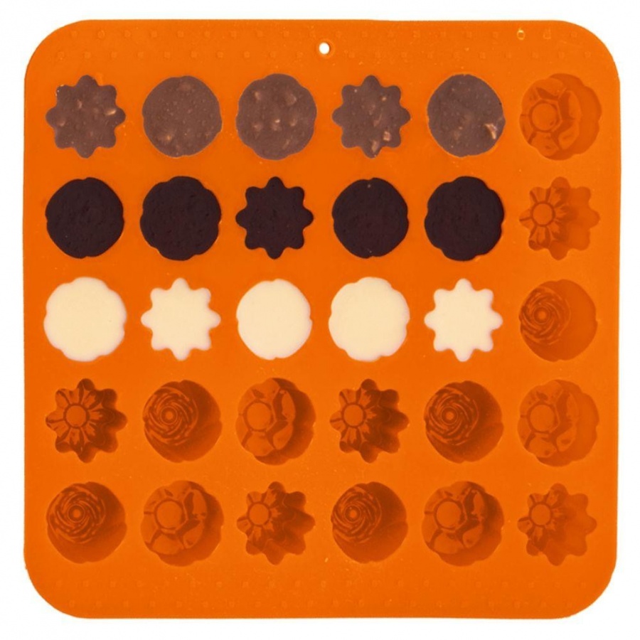 Forma czekoladek, ciasteczek, na praliny, silikonowa