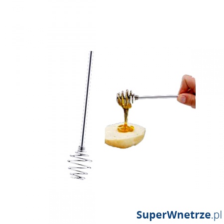 Stalowy dozownik do miodu 17 cm CILIO