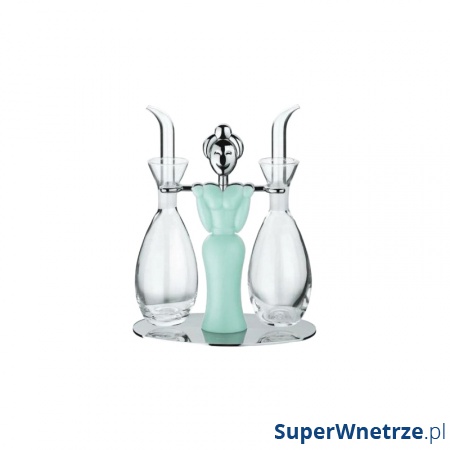 Zestaw na olej i ocet 10x20 x23 cm Casa Bugatti CAMPAGNUOLA jasno-zielony