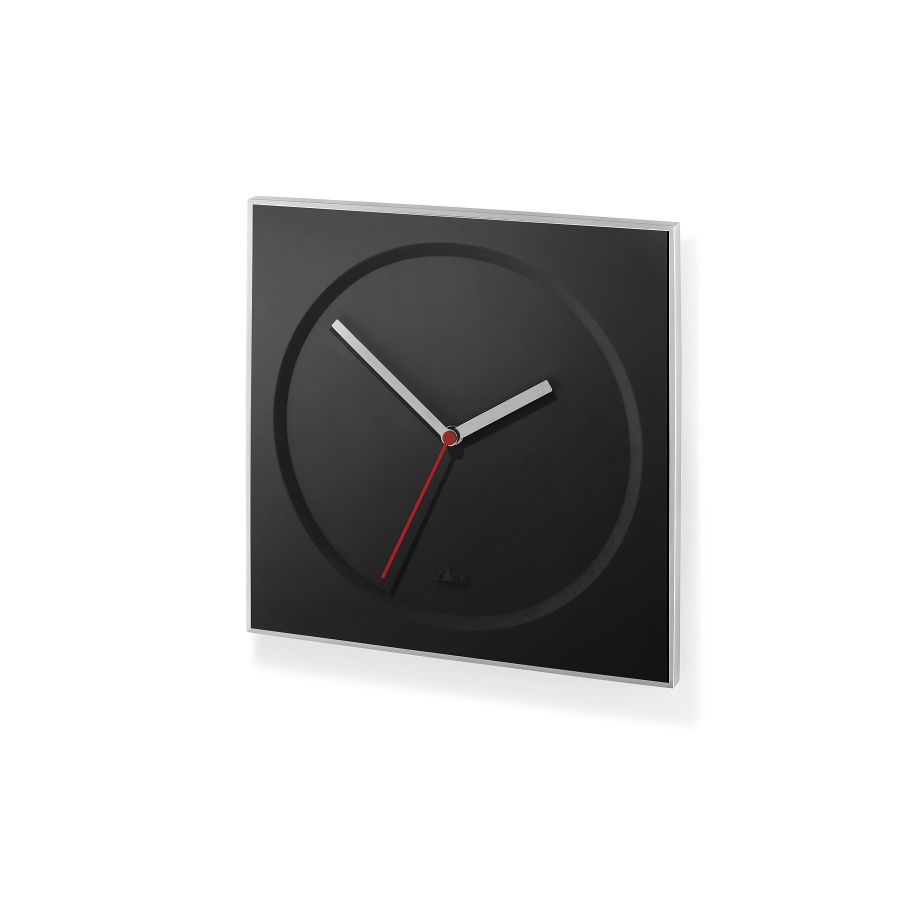 Zegar ścienny 26x26cm Zack Hoyo czarny