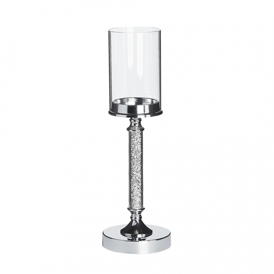 Świecznik 41 cm srebrny ABBEVILLE