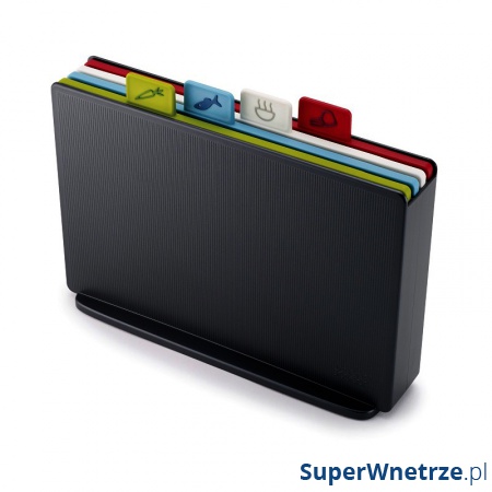 Deski do krojenia zestaw 4szt. Joseph Joseph Index Regular grafit