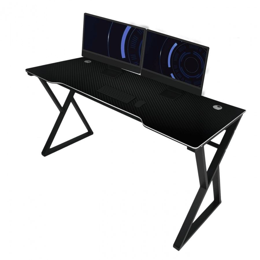 Biurko gamingowe czarne XDOUBLE