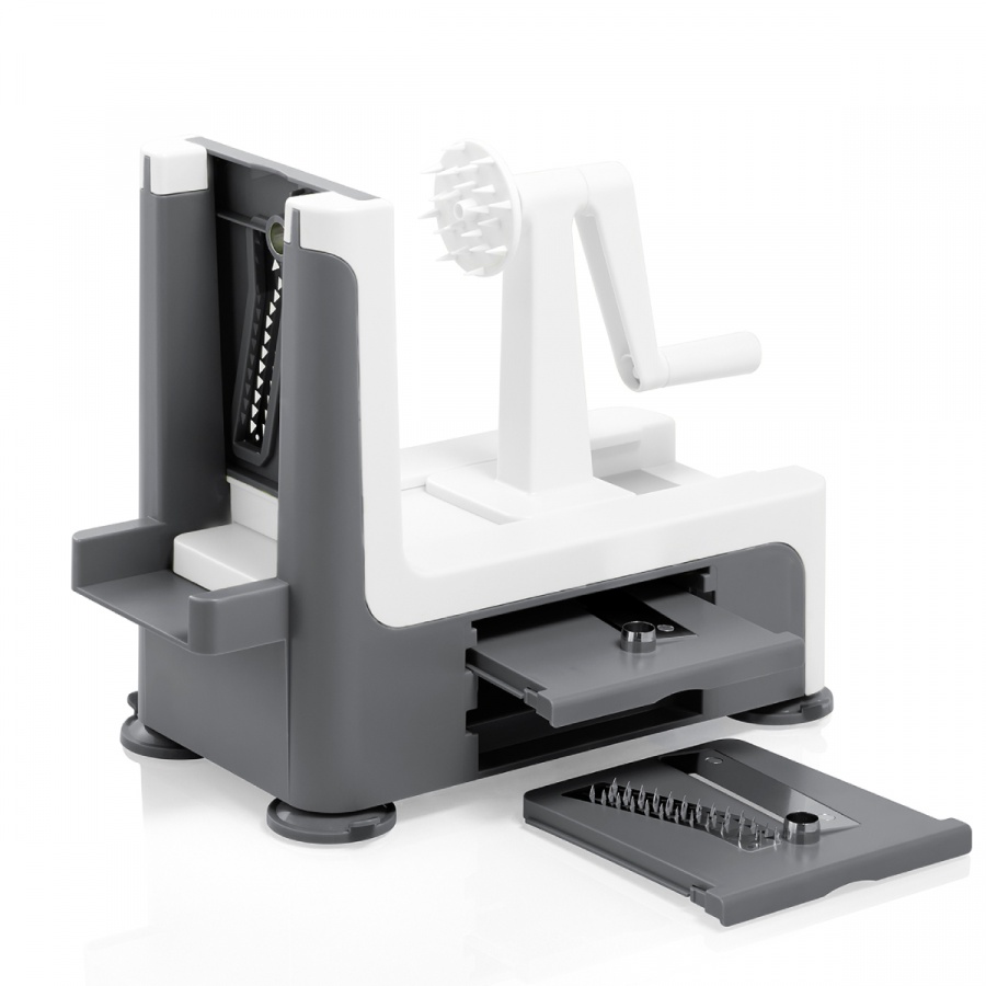 Tarka spiralna Lurch biało-szara