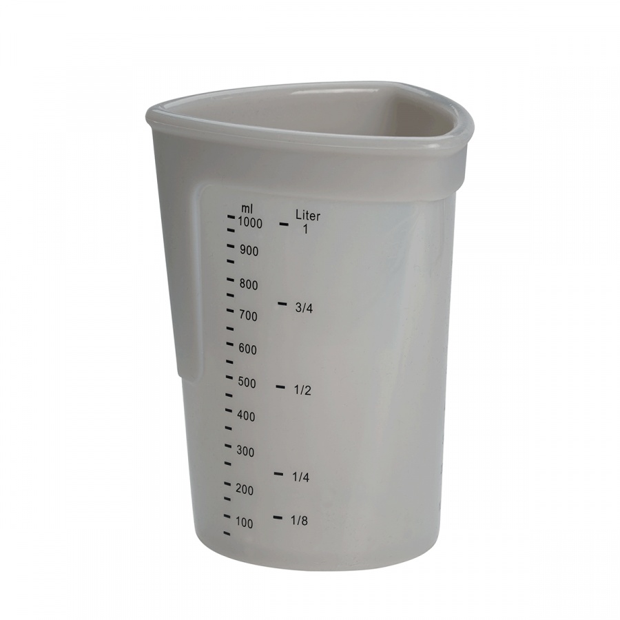 Miarka silikonowa 1 l Lurch szara