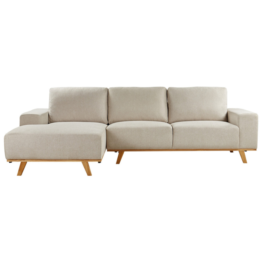 Narożnik nora beżowy prawostronny