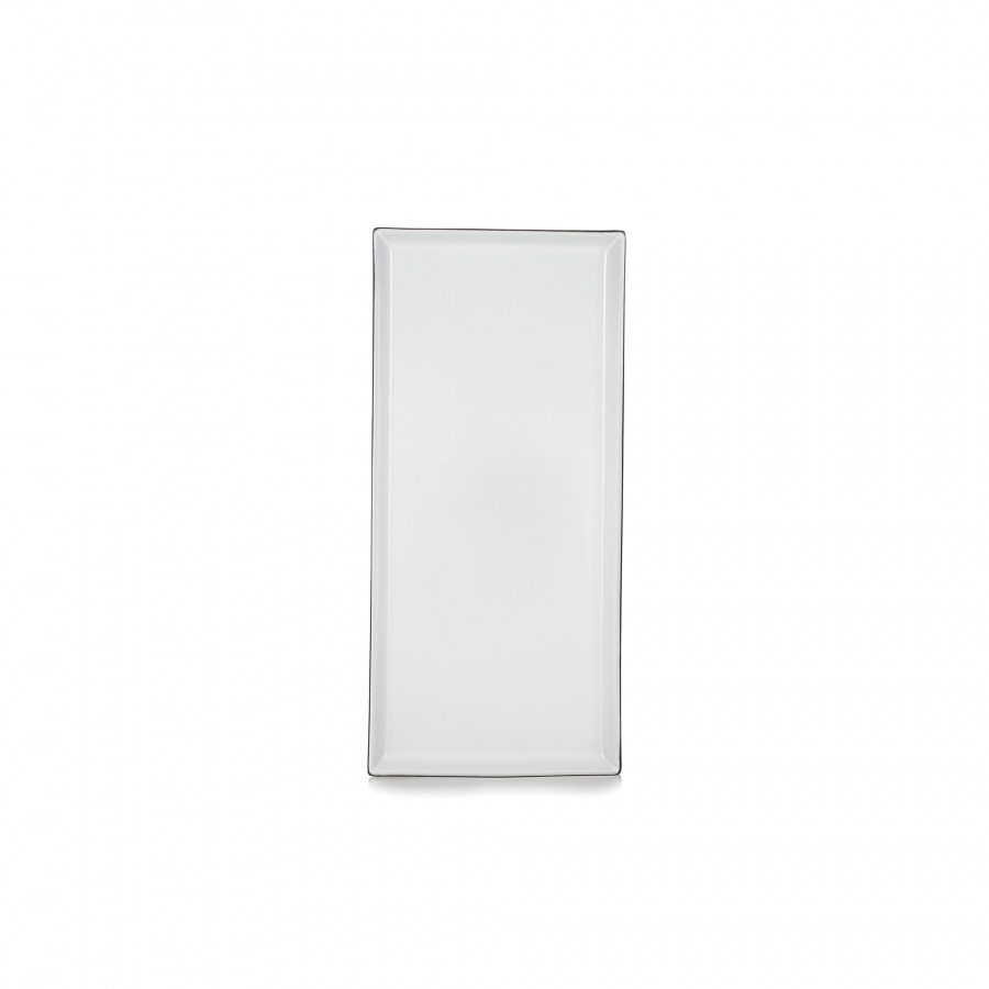 Talerz prostokątny Equinoxe biały 32x15 cm