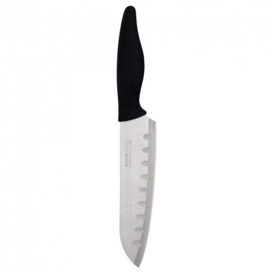 Nóż kuchenny stalowy ACER, Santoku, azjatycki, japoński, do siekania, 30 cm