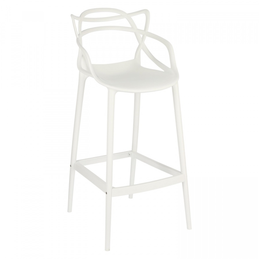 Stołek barowy Lexi biały