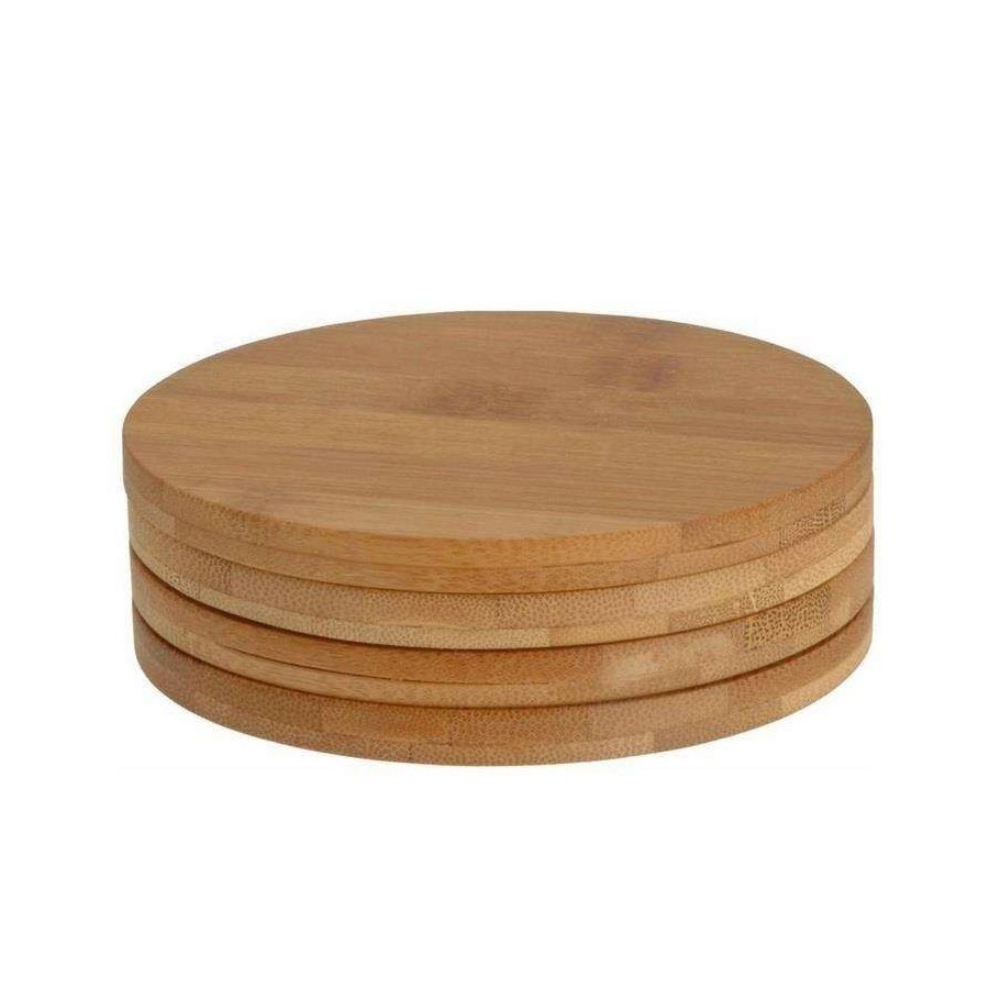 Podstawka, podkładka pod kubek, garnek, bambus, 4szt