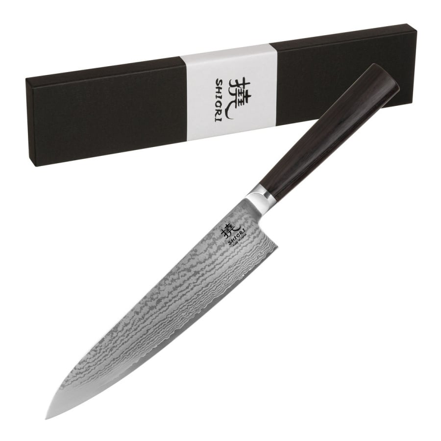 Shiori 撓 Kyoto Sifu - japoński nóż szefa kuchni ze stali damasceńskiej VG10