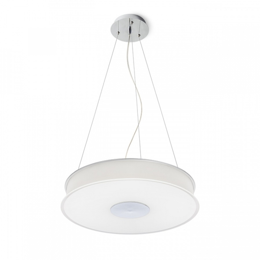 ASTERI wisząca szkło satynowe/chrom 230V 2GX13 40W