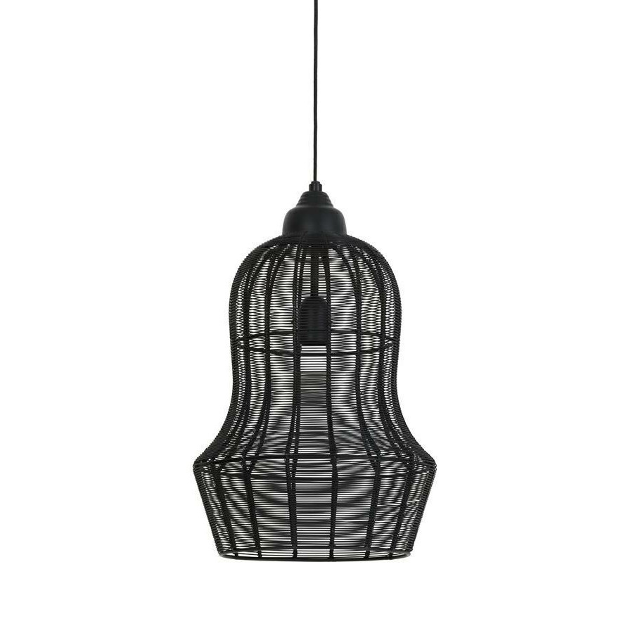 Lampa wisząca Meia matowa czarna 27x42