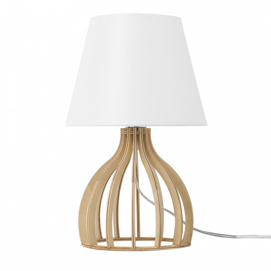 Lampa stołowa biała Due BLmeble