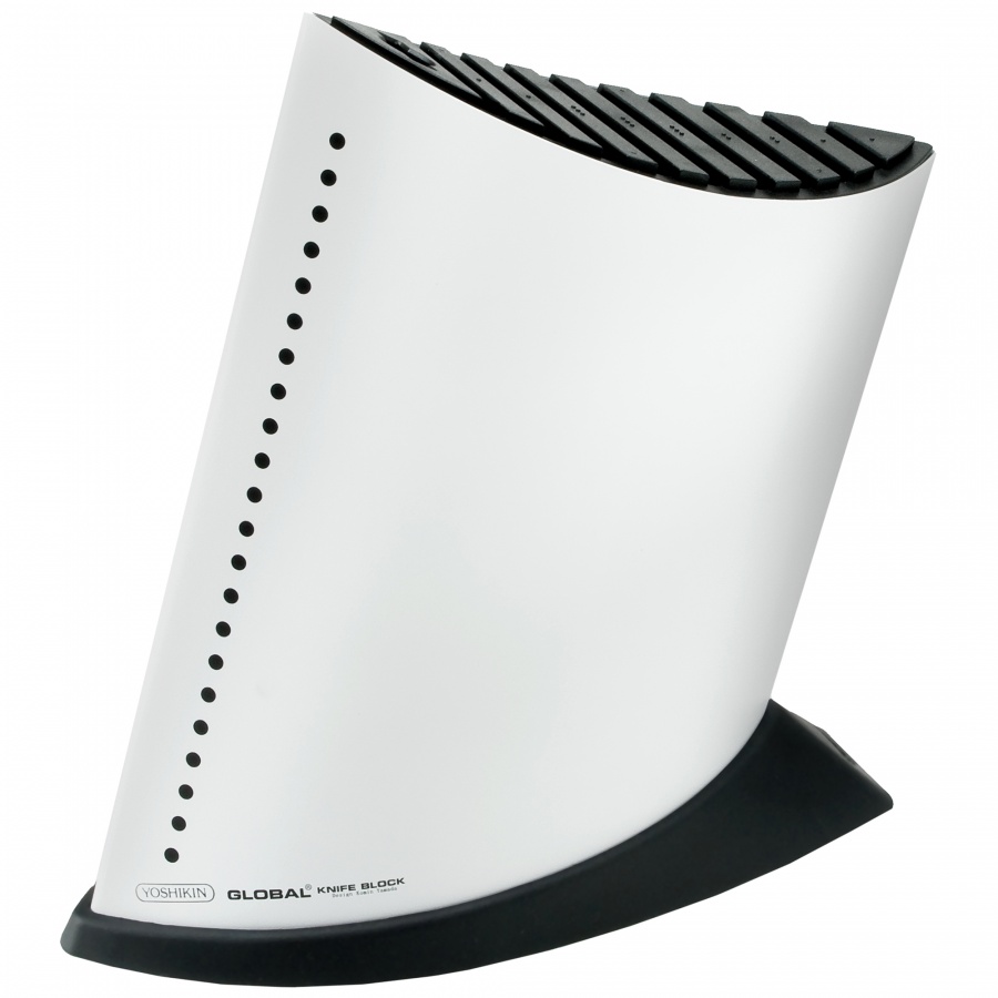 Blok na 9 noży w kształcie żaglowca – biały Global