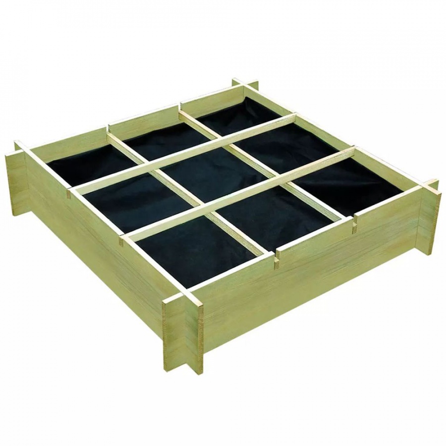 Donica 90 x 90 x 20 cm, impregnowane drewno FSC