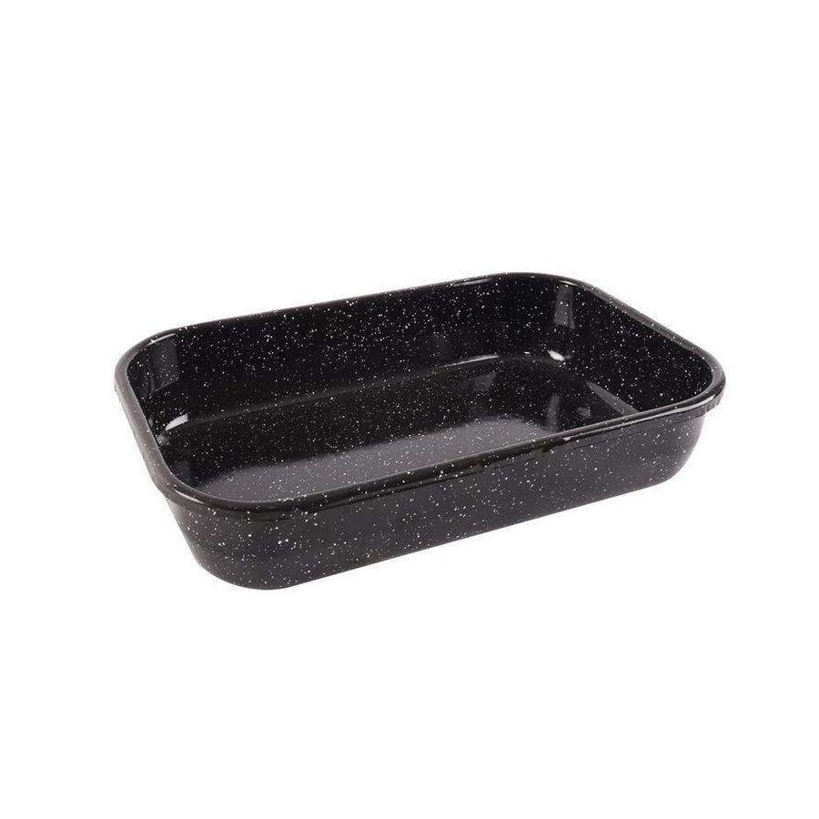 Emaliowana blacha do pieczenia, brytfanna do smażenia, 4,8 l