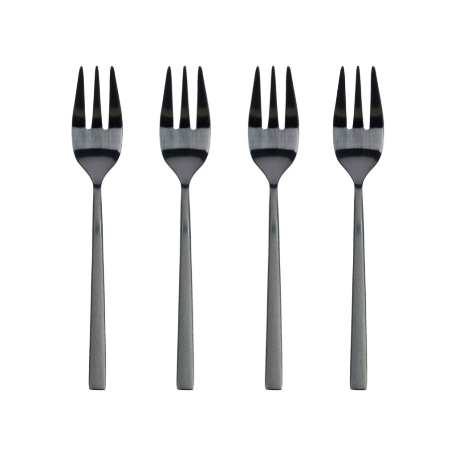 Zestaw widelczyków do ciasta 4szt. black 23264