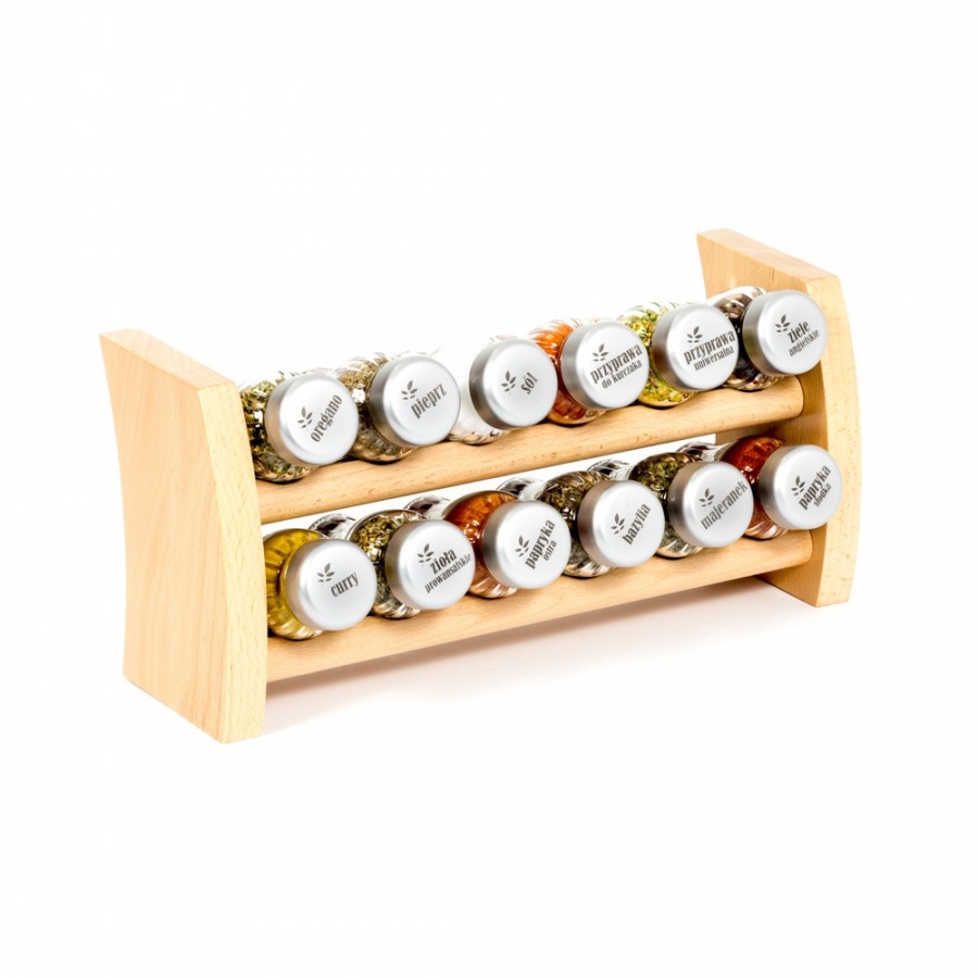 Półka z przyprawami Flipper 12 6K P2 naturalny mat. 28492