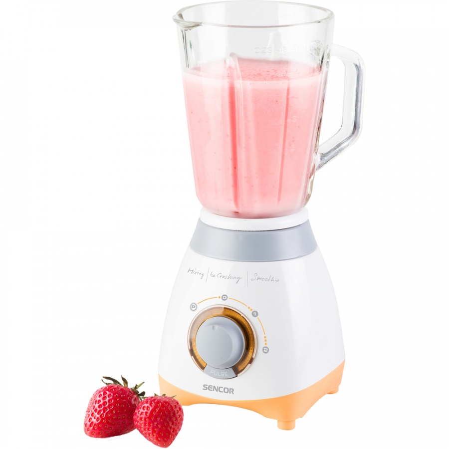Blender kielichowy 1,5l Sencor SBL 4370 biało-pomarańczowy