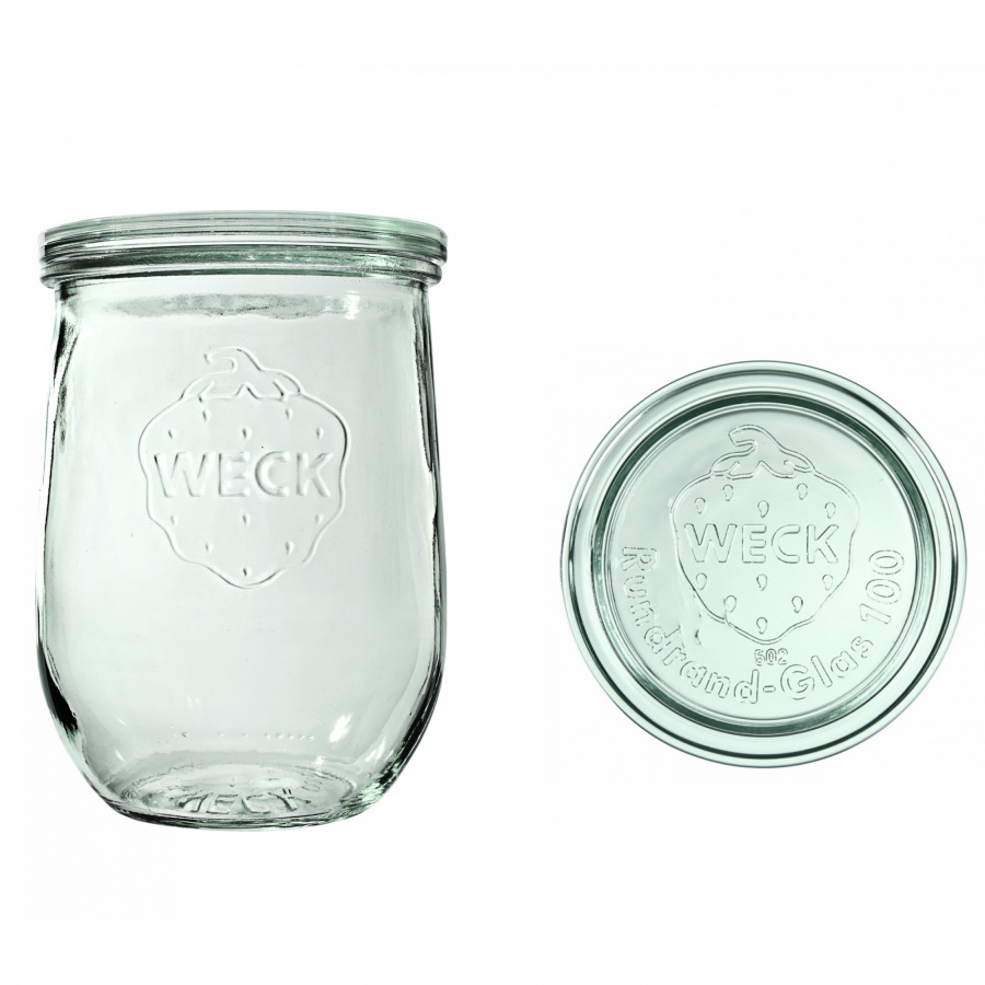 Słoik tulpe 1062 ml z pokrywą - op. 6 szt