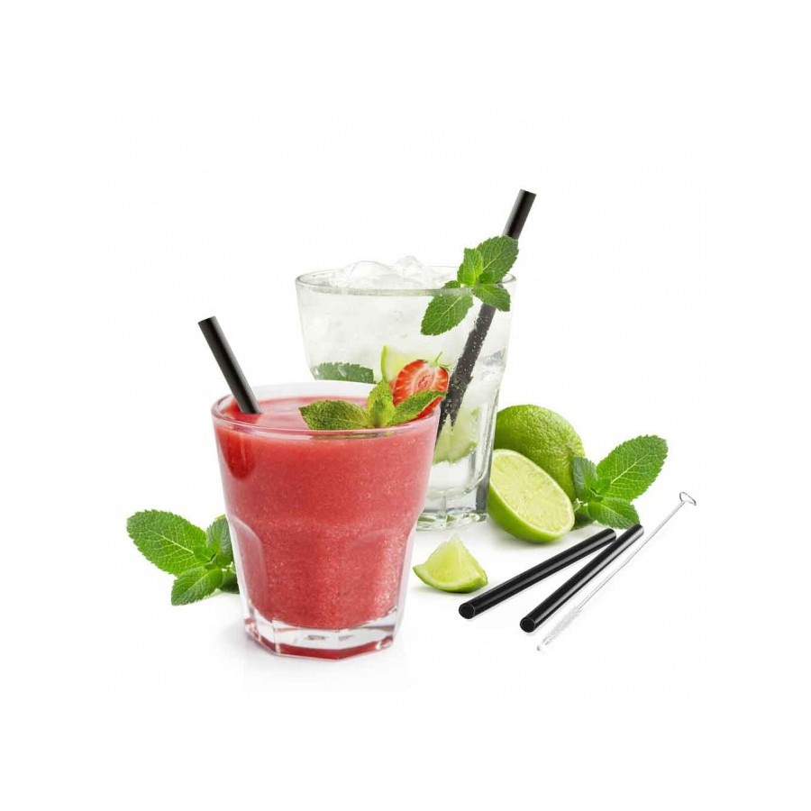 Zestaw 4 słomek 13cm FUTURE