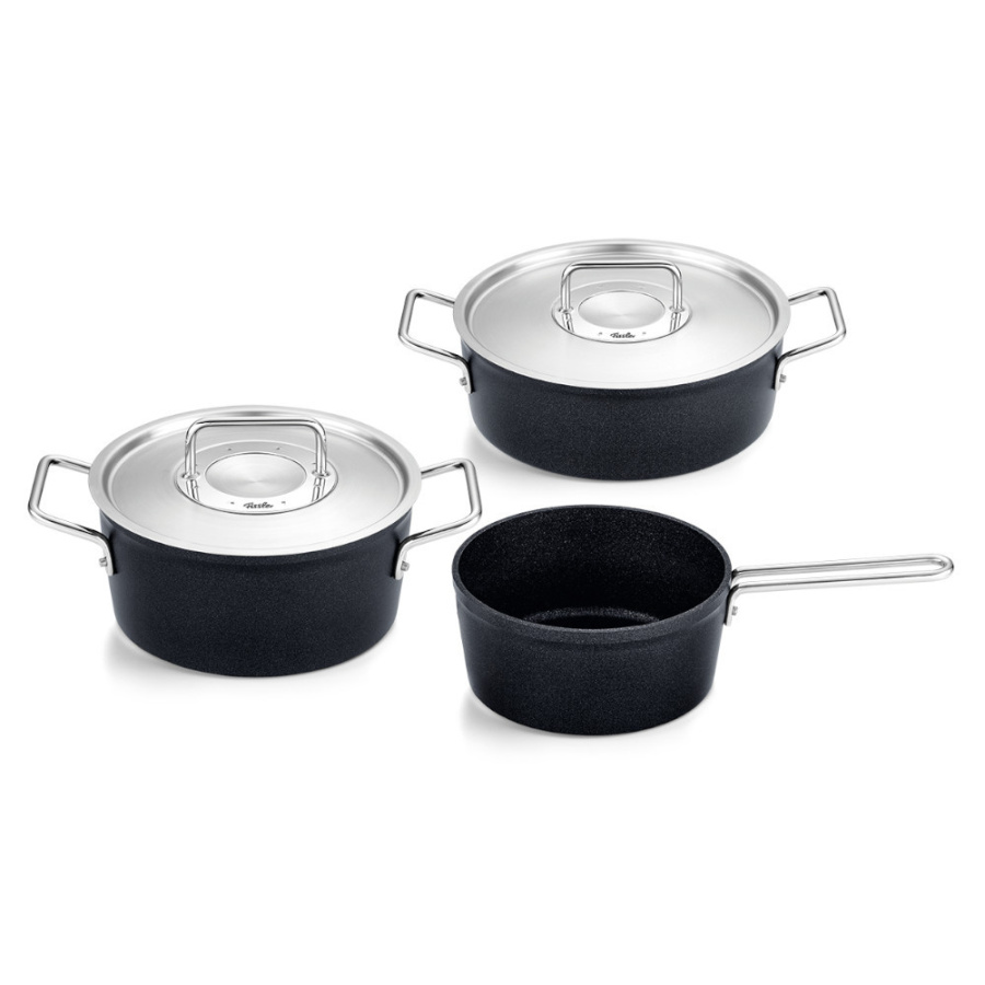 Fissler - adamant® - zestaw garnków z rondlem - 3 el.