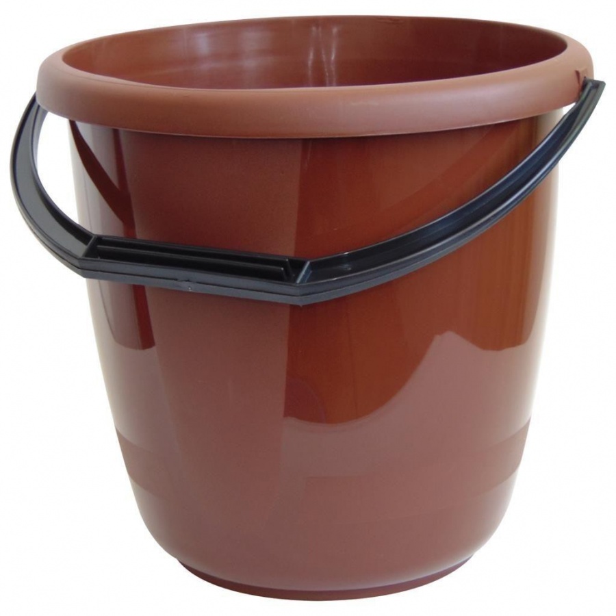 WIADRO DELTA 15L BRĄZOWY -ART