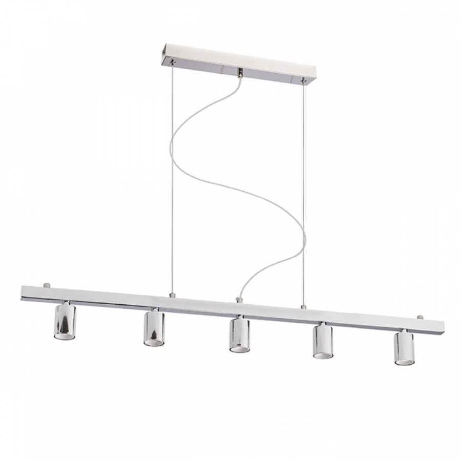 RALLONG V podstawa wisząca chrom 230V E27 5x42W