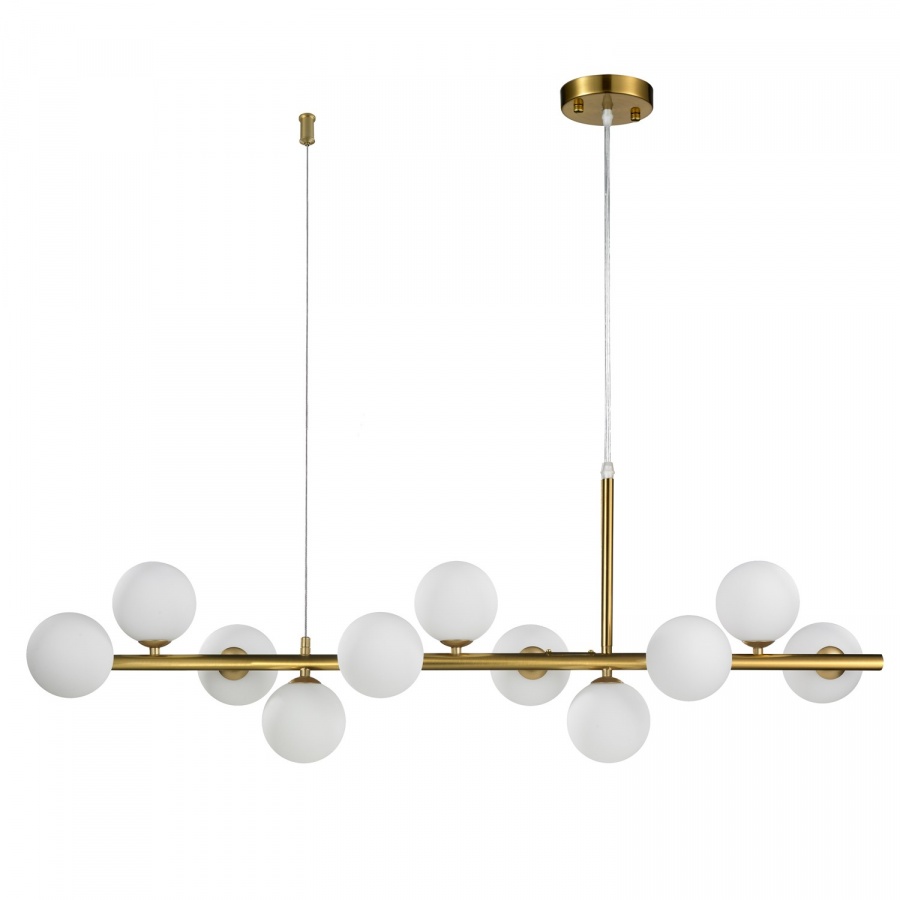 Lampa wisząca mini moon złota 100 cm