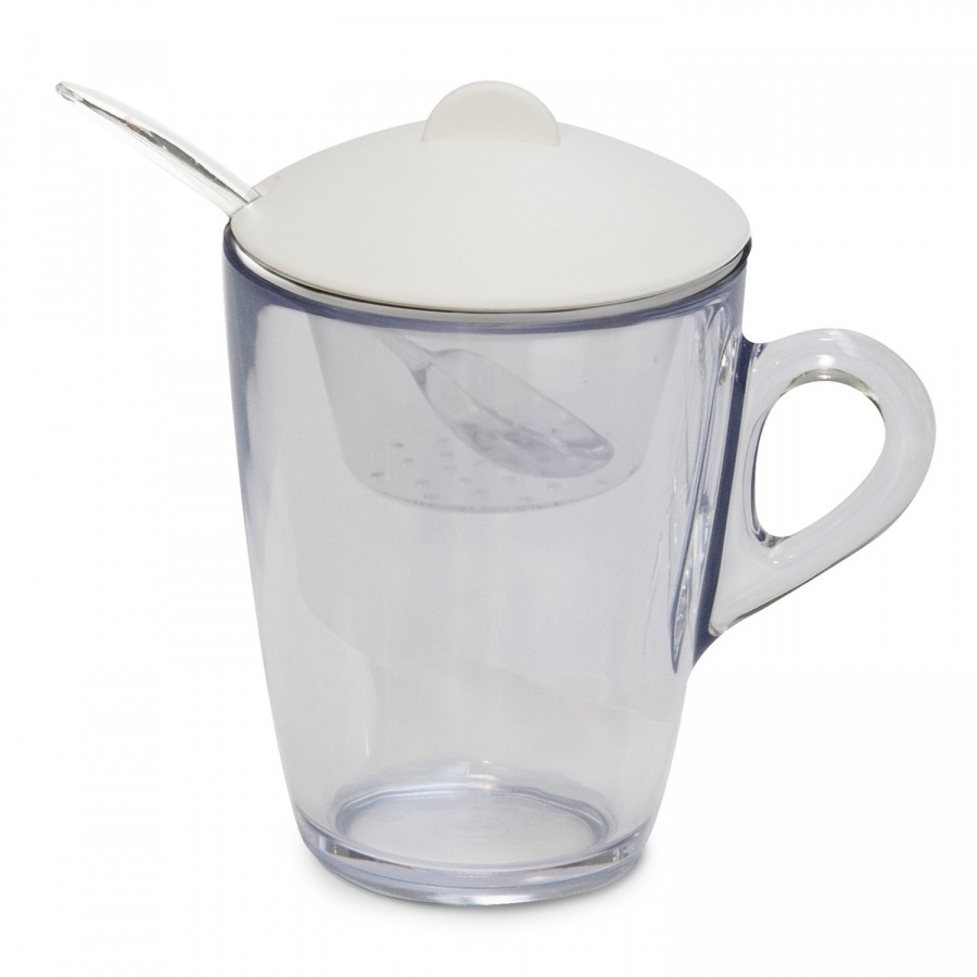 Kubek z zaparzaczem biały