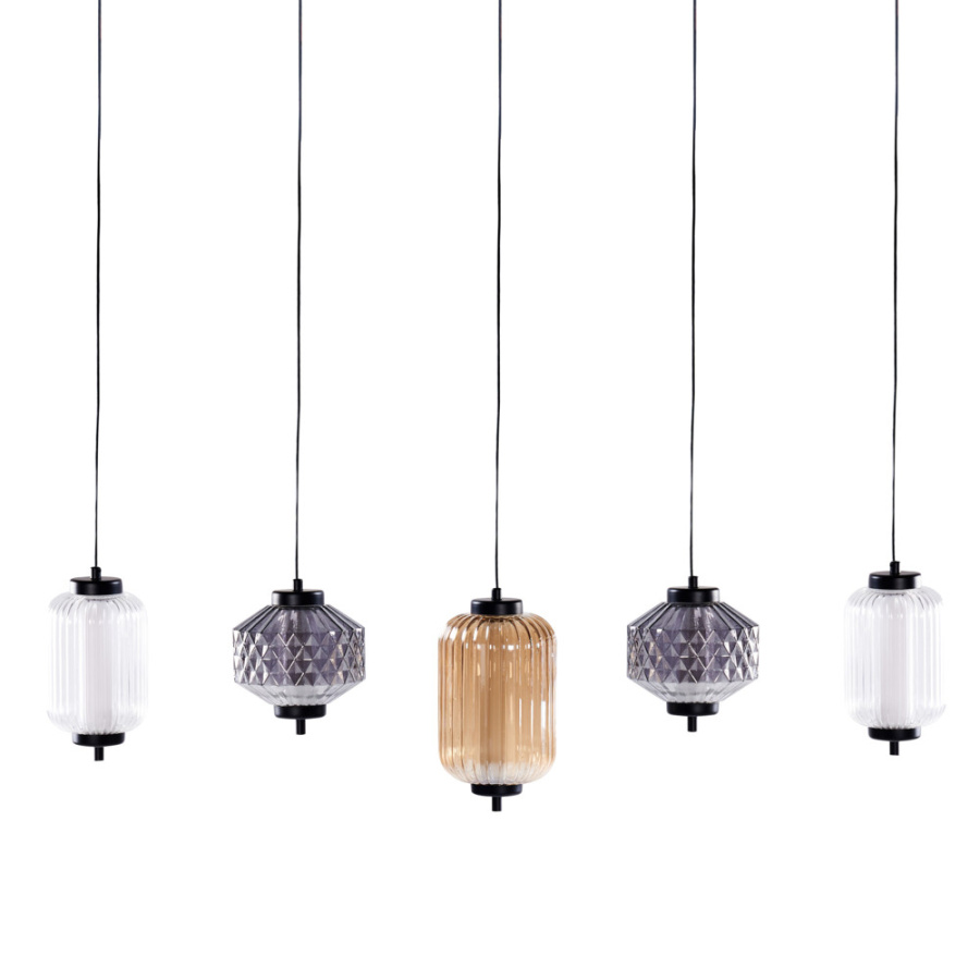 Lampa wisząca led sullane led szkło kolorowy