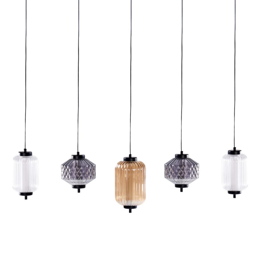 Lampa wisząca led sullane led szkło kolorowy