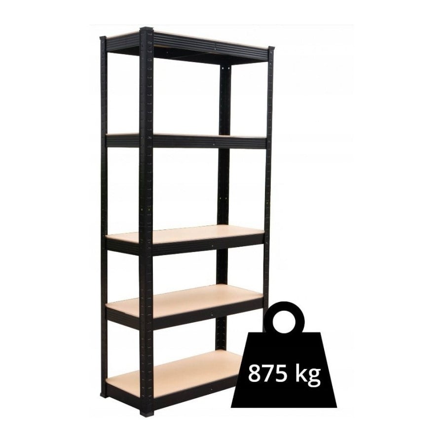 Regał Magazynowe P9030 CZARNY