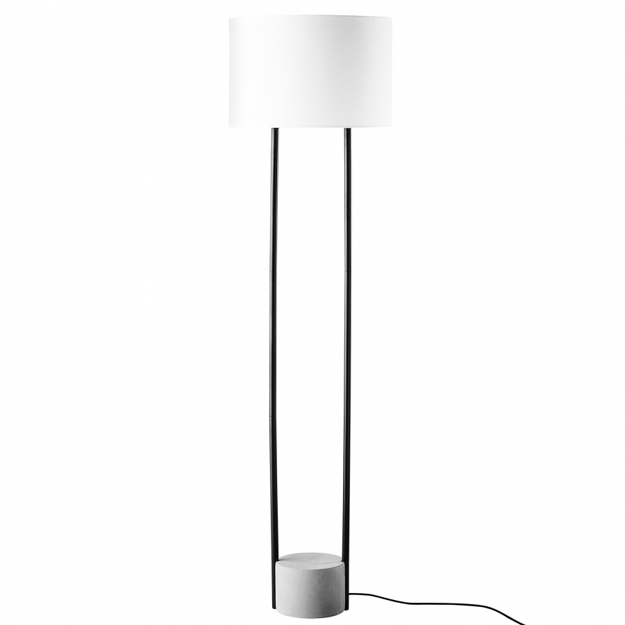 Lampa stojąca biała 153 cm REMUS