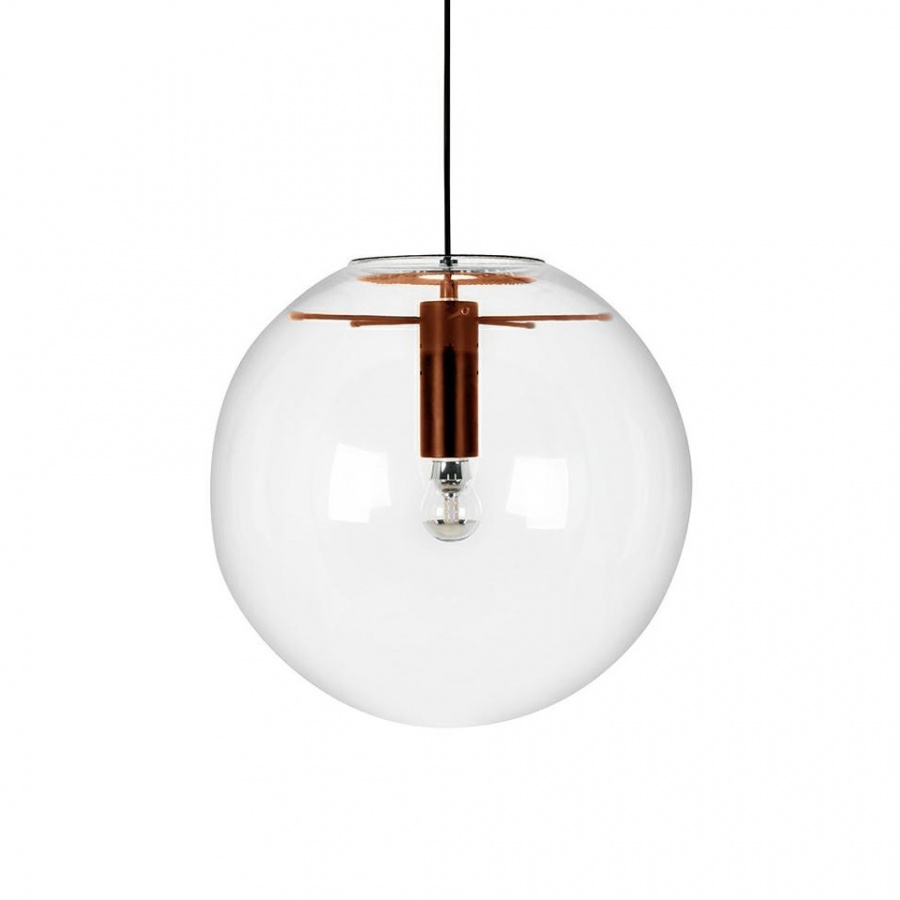 Lampa wisząca SANDRA 35 miedziana - szkło, metal